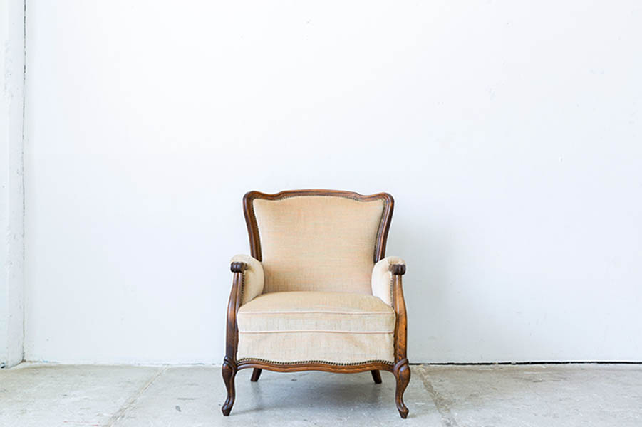 What Are the Top Mistakes to Avoid When Upholstering Furniture? ; White Vintage classical farbirc style Chair